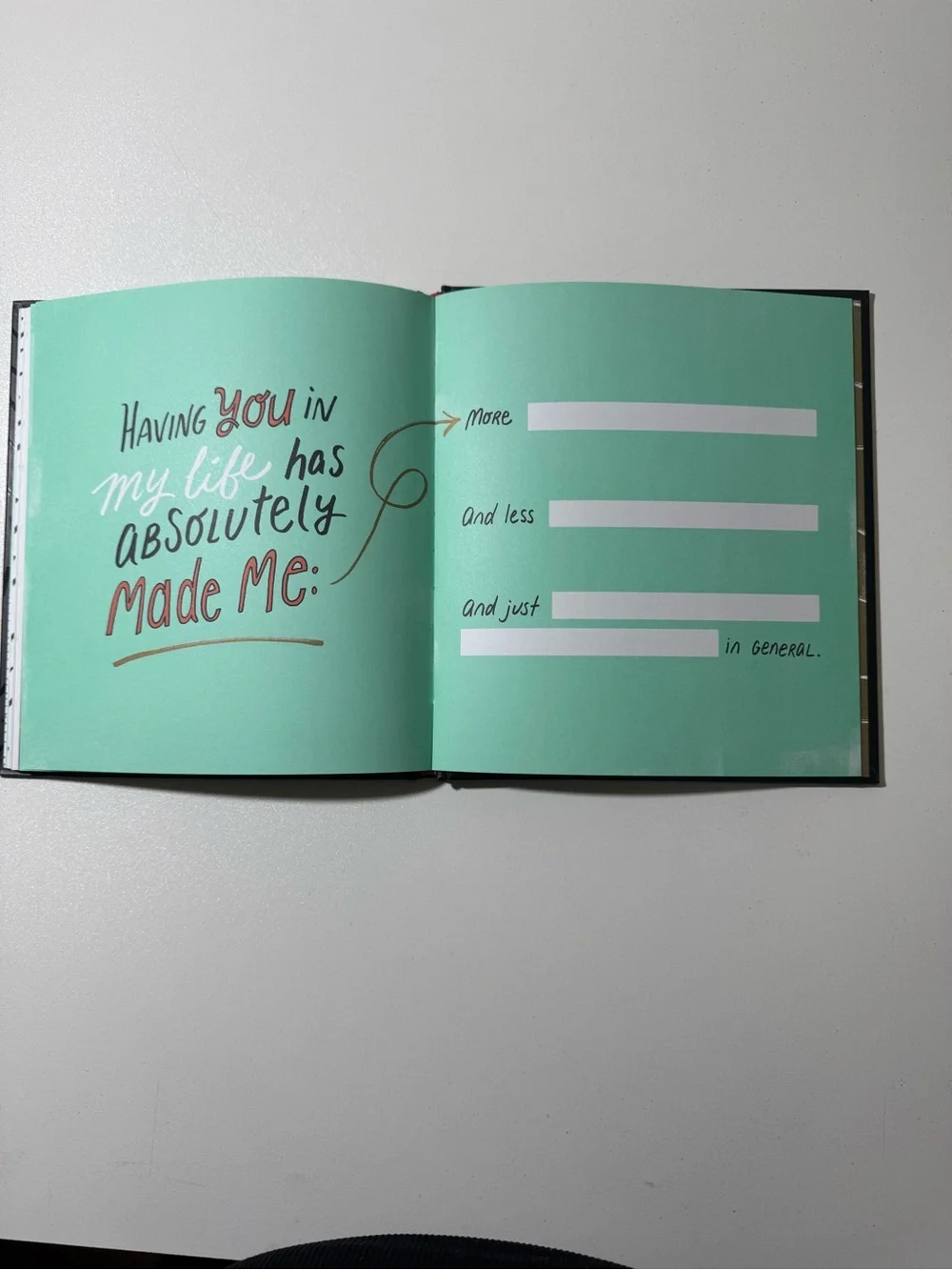 I Wrote a Book About You Hardcover Journal